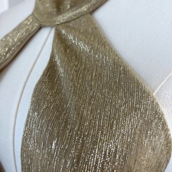 Lulu's Gold Maxi Dress - Picture 5 of 15